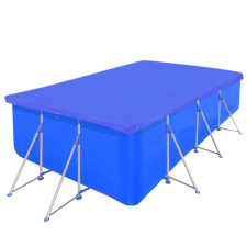 vidaXL négyszögletes PE medencetakaró 90 g/m² 400 x 207 cm (90591) medence kiegészítő