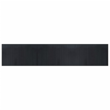 vidaXL négyszögletű fekete bambusz szőnyeg 60 x 300 cm lakástextília