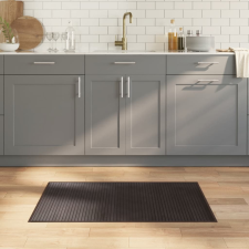 vidaXL négyszögletű sötétbarna bambusz szőnyeg 60 x 100 cm lakástextília
