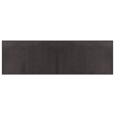 vidaXL négyszögletű sötétbarna bambusz szőnyeg 60 x 200 cm lakástextília