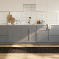 vidaXL négyszögletű sötétbarna bambusz szőnyeg 60 x 400 cm lakástextília