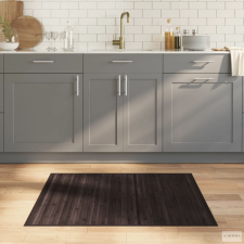 vidaXL Négyszögletű sötétbarna bambusz szőnyeg 80 x 100 cm lakástextília