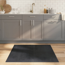 vidaXL négyszögletű szürke bambusz szőnyeg 100 x 100 cm lakástextília