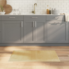 vidaXL négyszögletű világos természetes bambusz szőnyeg 60 x 100 cm lakástextília