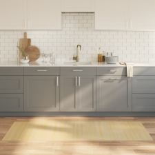 vidaXL négyszögletű világos természetes bambusz szőnyeg 70 x 200 cm lakástextília