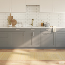 vidaXL Négyszögletű világos természetes bambusz szőnyeg 70 x 500 cm lakástextília