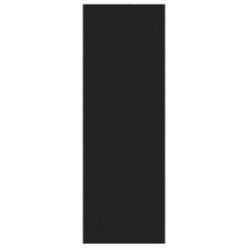 vidaXL Négyzetes Lábtörlő Fekete 120x350 cm (4100762) lakástextília