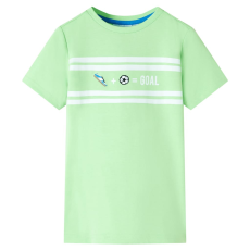 vidaXL Neon zöld gyerekpóló 140