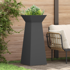 vidaXL Növényállvány Fekete Fém 40 x 40 x 101 cm Dekoratív betétek kerti tárolás