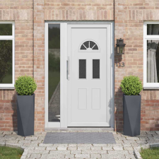 vidaXL Növénytartó 2 pcs Antracit 30 x 30 x 75 cm Acél kerti tárolás