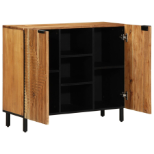 vidaXL Oldalszekrény 90x33x75 cm Tömör akácfából bútor