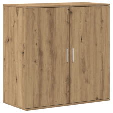 vidaXL Oldalszekrény Artisan Tölgy 79x38x80 cm Műanyag (862268) bútor