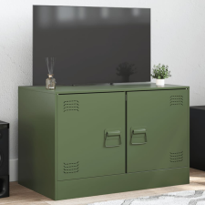 vidaXL olívazöld acél TV-szekrény 67 x 39 x 44 cm bútor