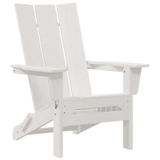 vidaXL összecsukható Adirondack szék Fehér 74.5x80.5x90 cm HDPE (42006617) kerti bútor