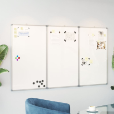 vidaXL összecsukható alumínium mágnestábla 150x80x1,7 cm mágnestábla
