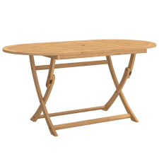 vidaXL összecsukható tömör akácfa kerti asztal 160 x 85 x 75 cm (365746) kerti bútor