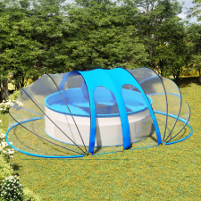 vidaXL ovális medencekupola 620 x 410 x 205 cm medence kiegészítő
