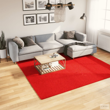 vidaXL OVIEDO piros rövid szálú szőnyeg 240 x 240 cm lakástextília