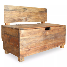 vidaXL pad tömör újrahasznosított fa 86 x 40 60 cm bútor