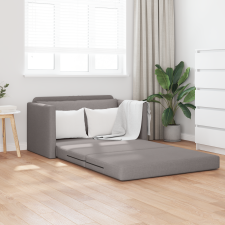 vidaXL Padló Kanapé Ágy 2 az 1-ben Topszínű 124x71x78 cm Szövet bútor