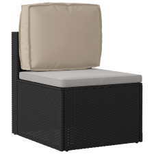 vidaXL Pálcás párna háttámlához Taupe 50x40x12 cm Oxford szövet kerti bútor