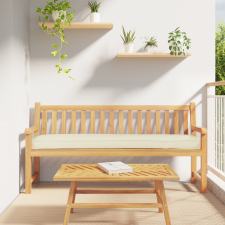 vidaXL Palladísz párnák padhoz 2 db Krém 180x40x8 cm Oxford Szövet kerti bútor