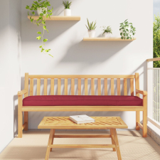 vidaXL Pallet Párnák padhoz 2 db Bordó 180x40x8 cm Oxford szövet kerti bútor