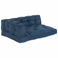 vidaXL Pallet Sofa Párna 3 pcs Indigó szövet kerti bútor