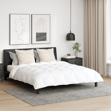 vidaXL Paplan Egyéb párnával 3 pcs Fehér 240 x 200 cm Pehely lakástextília