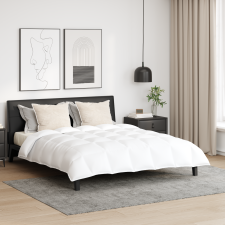 vidaXL Paplan Egyéb párnával 3 pcs Fehér 240 x 220 cm Pehely lakástextília