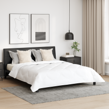 vidaXL Paplan Egyéb párnával 3 pcs Fehér 260 x 220 cm Mikroszálas lakástextília