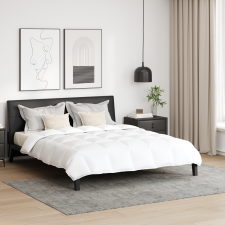 vidaXL Paplan Egyéb párnával 3 pcs Fehér 260 x 220 cm Pehely lakástextília
