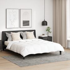 vidaXL Paplan párnával 3 pcs Fehér 200 x 200 cm Pehely lakástextília