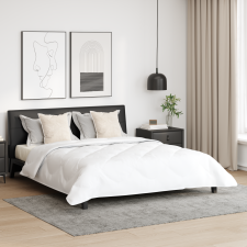 vidaXL Paplan párnával 3 pcs Fehér 200 x 220 cm Mikroszálas lakástextília