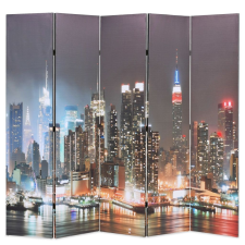 vidaXL paraván 200 x 180 cm New York éjjel bútor