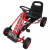 vidaXL Pedálos gokart állítható üléssel piros