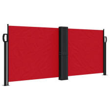 vidaXL piros behúzható oldalsó napellenző 100 x 1000 cm (4004687) kerti bútor