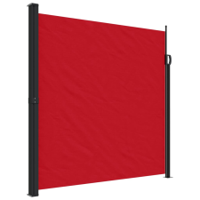 vidaXL piros behúzható oldalsó napellenző 200 x 600 cm (4004552) kerti bútor
