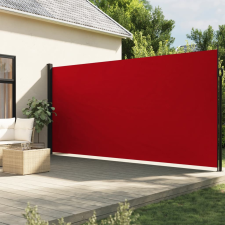 vidaXL piros behúzható oldalsó napellenző 220 x 300 cm kerti bútor