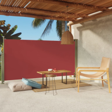vidaXL Piros behúzható oldalsó terasznapellenző 160 x 300 cm kerti bútor
