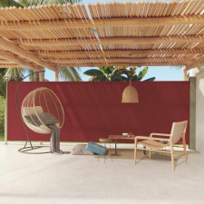 vidaXL piros behúzható oldalsó terasznapellenző 180 x 600 cm kerti bútor
