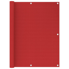 vidaXL piros HDPE erkélytakaró 120 x 500 cm kerti bútor