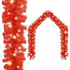 vidaXL piros karácsonyi füzér LED-es izzókkal 10 m karácsonyfa izzósor