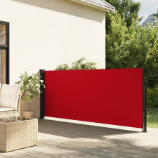 vidaXL piros kihúzható oldalsó napellenző 140 x 300 cm kerti bútor