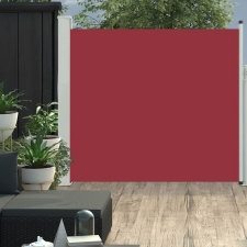 vidaXL Piros kihúzható oldalsó teraszi napellenző 170 x 300 cm kerti dekoráció