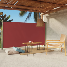 vidaXL piros kihúzható oldalsó terasznapellenző 170 x 300 cm kerti bútor