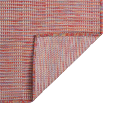 vidaXL piros lapos szövésű kültéri szőnyeg 140 x 200 cm (340824) lakástextília