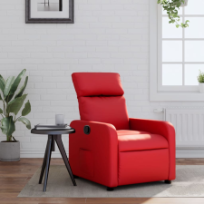 vidaXL piros műbőr dönthető fotel (374188) bútor