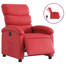 vidaXL piros műbőr elektromos dönthető fotel (3204031) bútor
