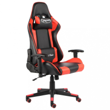 vidaXL Piros PVC forgó gamer szék forgószék